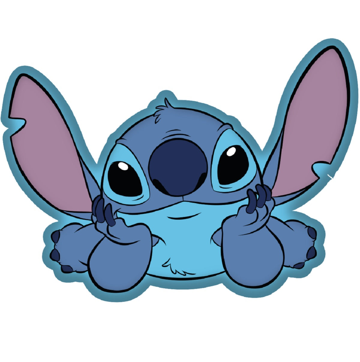 Lilo & Stitch Kissen Angel Pink Dekokissen in 3D-Optik für Sofa & Bett