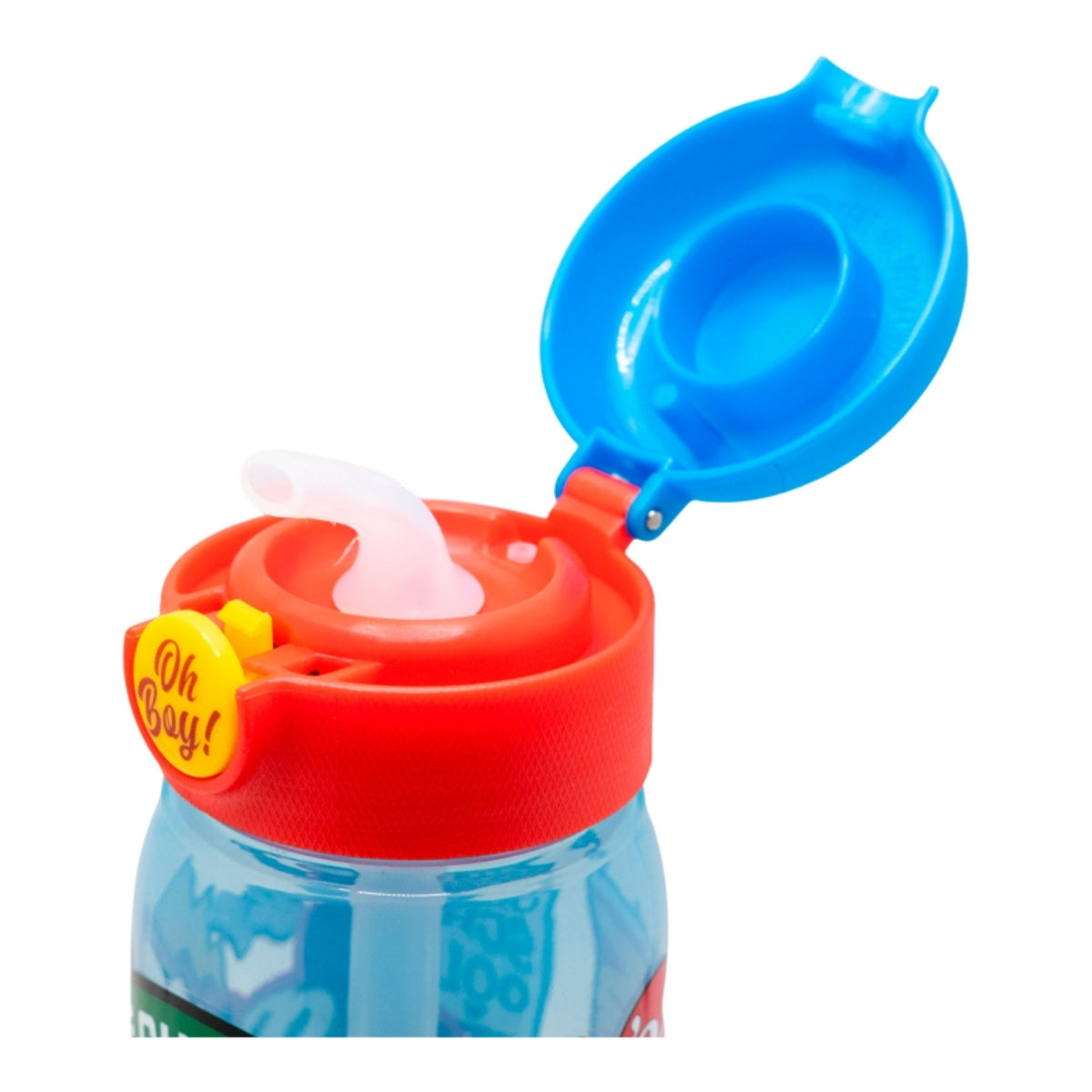 Mickey Mouse Trinkflasche 510ml – Kinderflasche mit Trinkhalm & Deckel