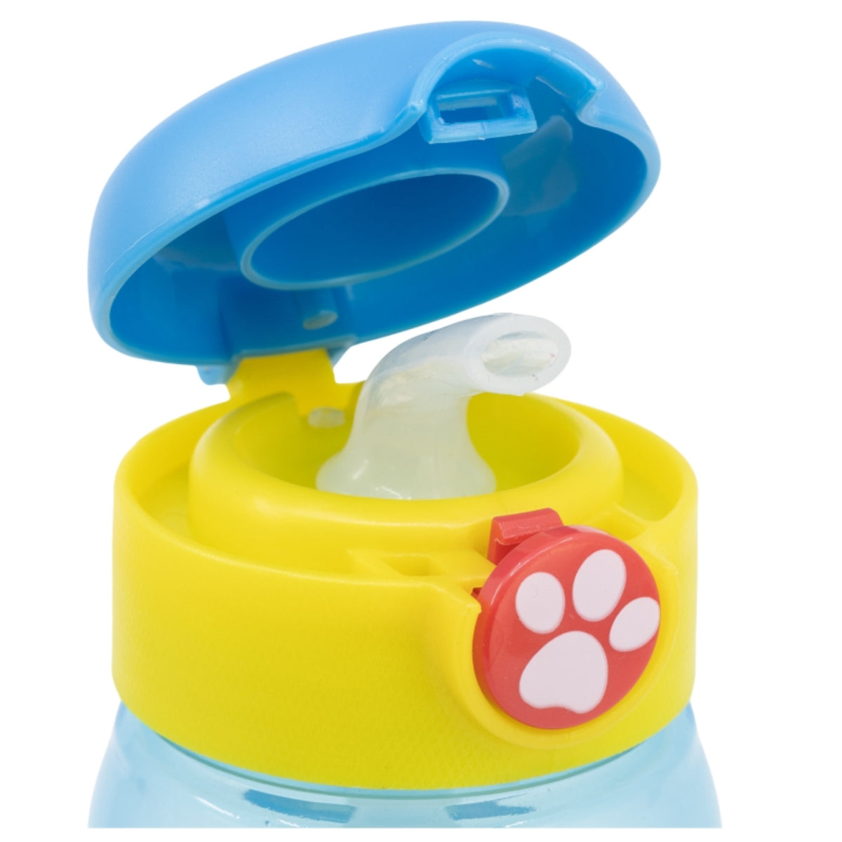 Paw Patrol Wasserflasche 510ml Kinderflasche mit Trinkhalm & Deckel