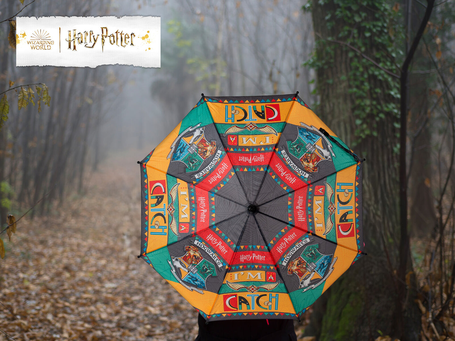 Harry Potter Regenschirm 68 cm Stockschirm für Kinder