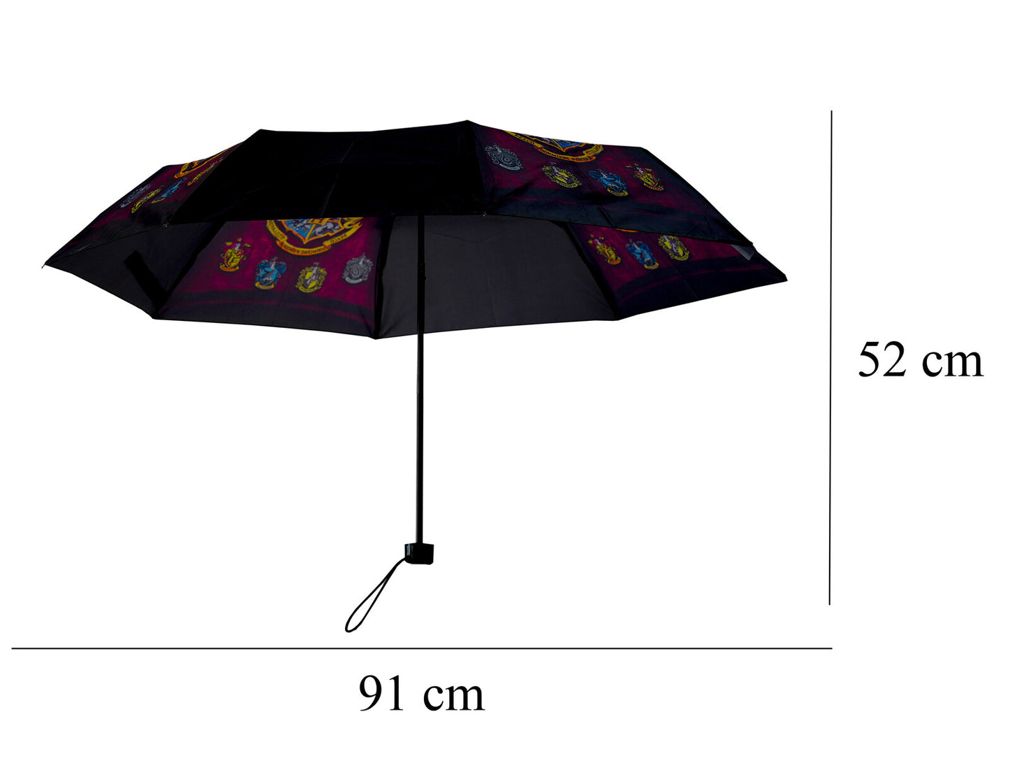 Harry Potter Taschenschirm 52 cm Regenschirm faltbar für Alltag Reise und unterwegs