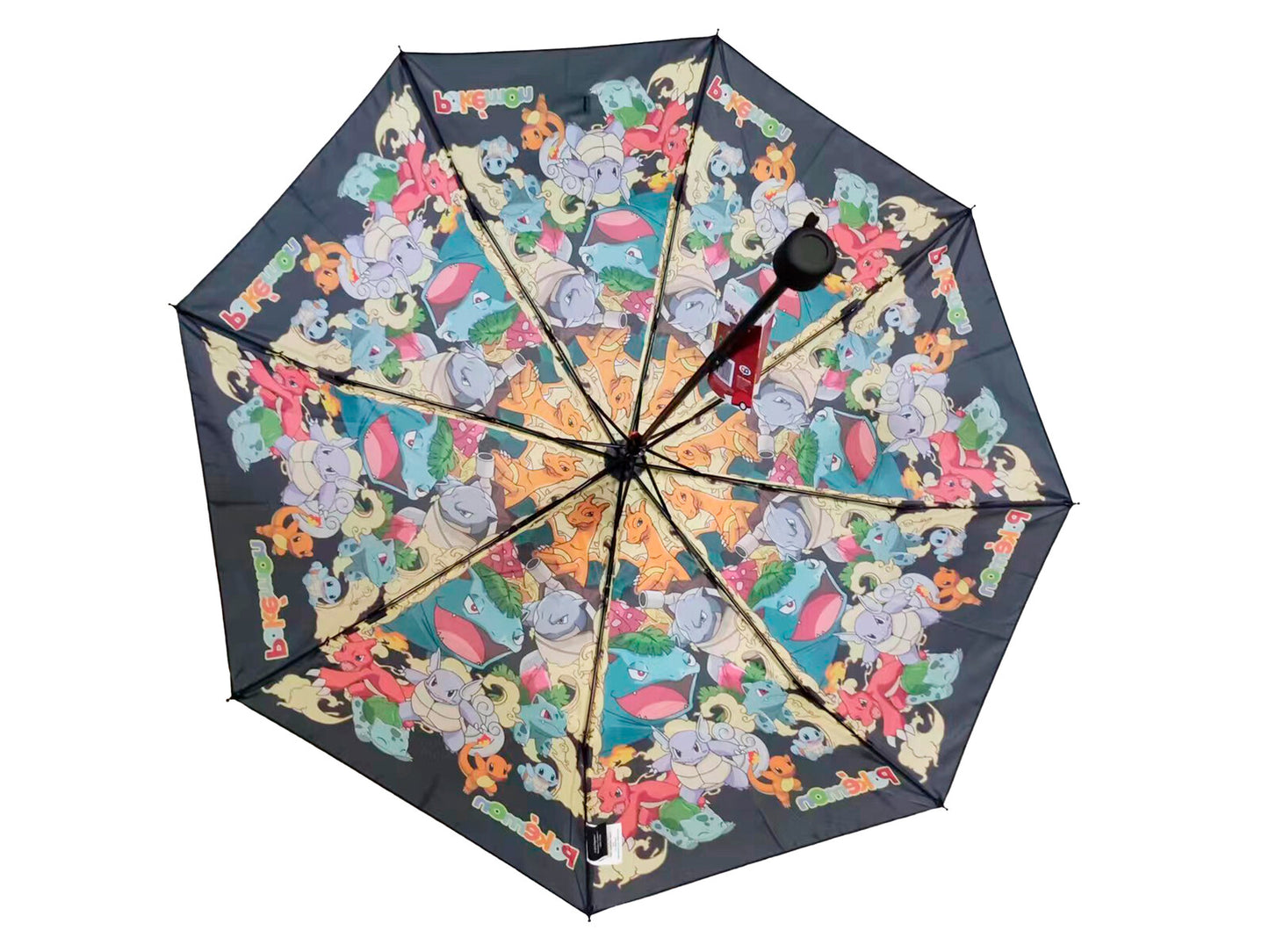 Pokémon Taschenschirm 52 cm Regenschirm faltbar für Alltag Reise und unterwegs