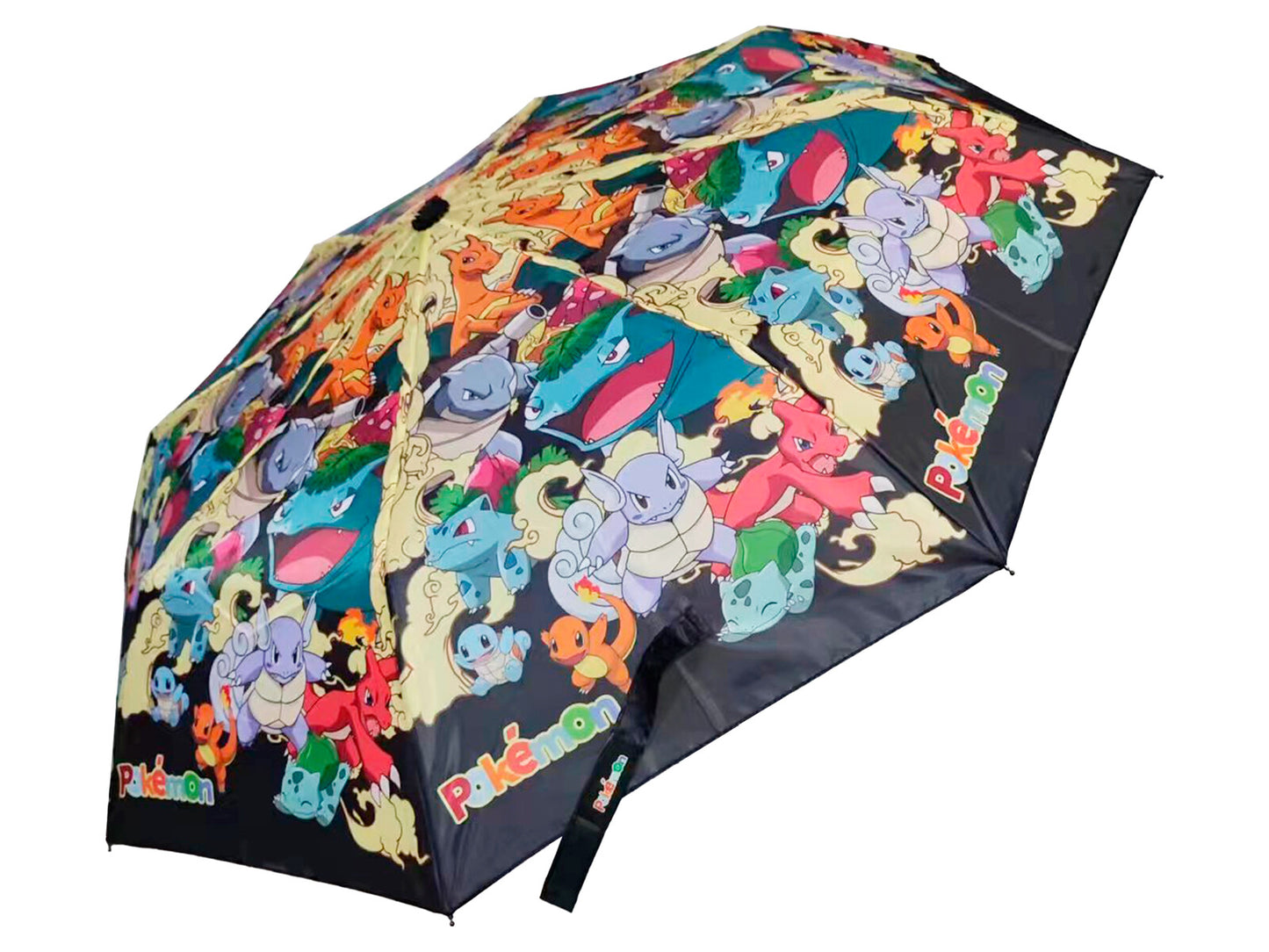 Pokémon Taschenschirm 52 cm Regenschirm faltbar für Alltag Reise und unterwegs