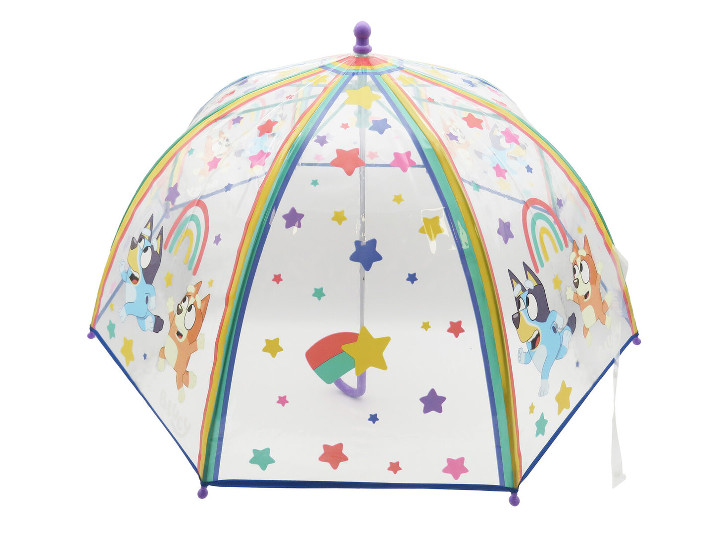 Bluey Regenschirm Stockschirm für Kinder