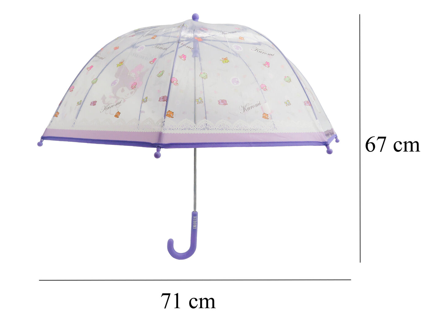 Hello Kitty Regenschirm 67 cm Stockschirm für Kinder