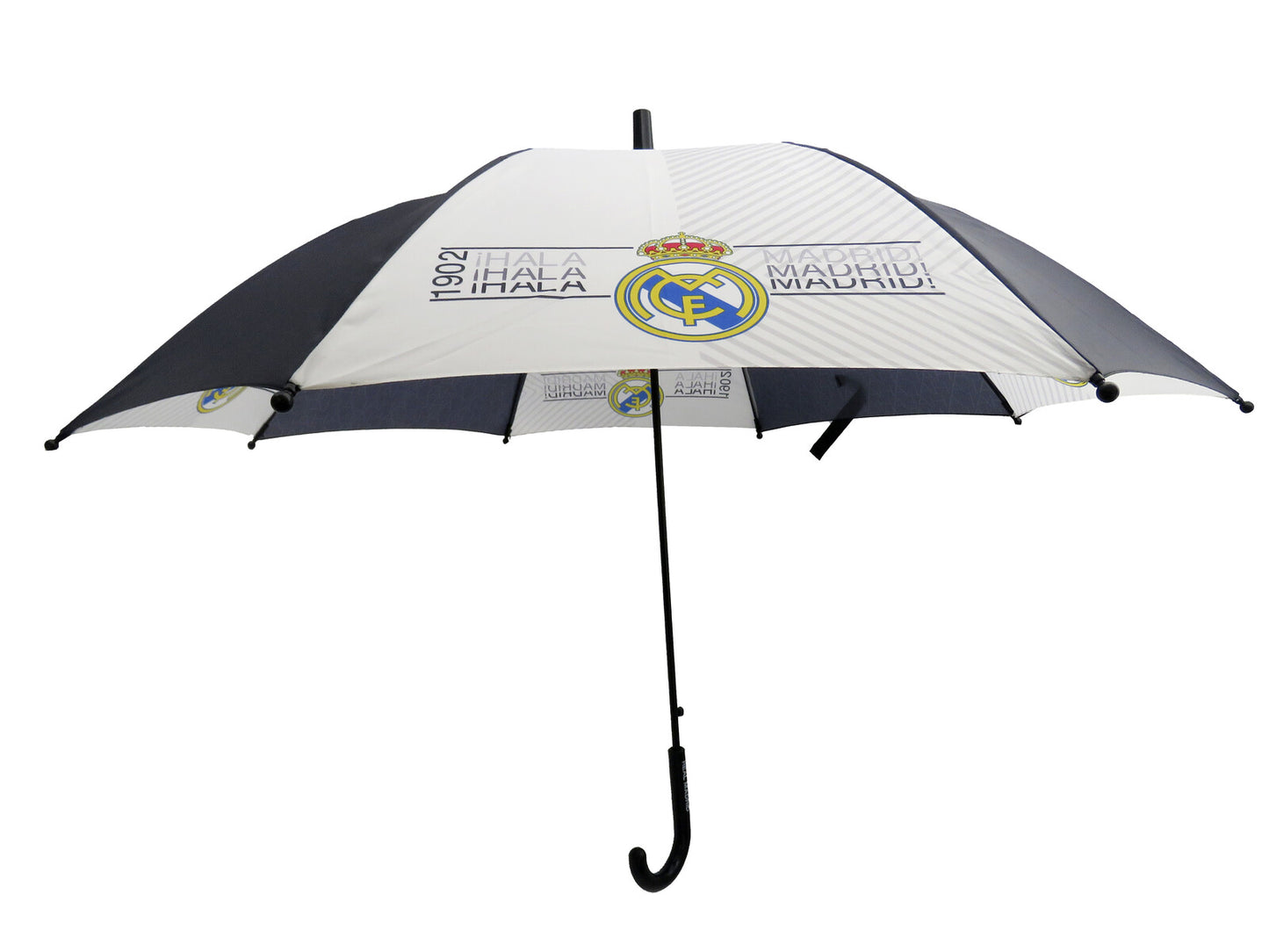 Real Madrid Regenschirm Stockschirm 96 cm mit gebogenem Griff