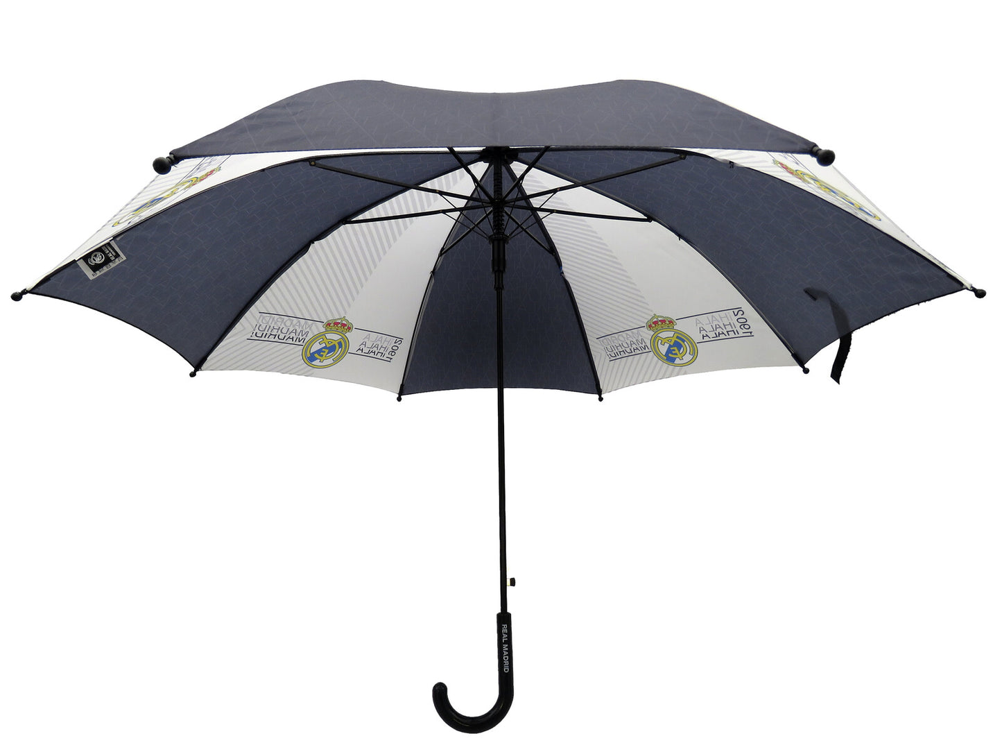 Real Madrid Regenschirm Stockschirm 96 cm mit gebogenem Griff