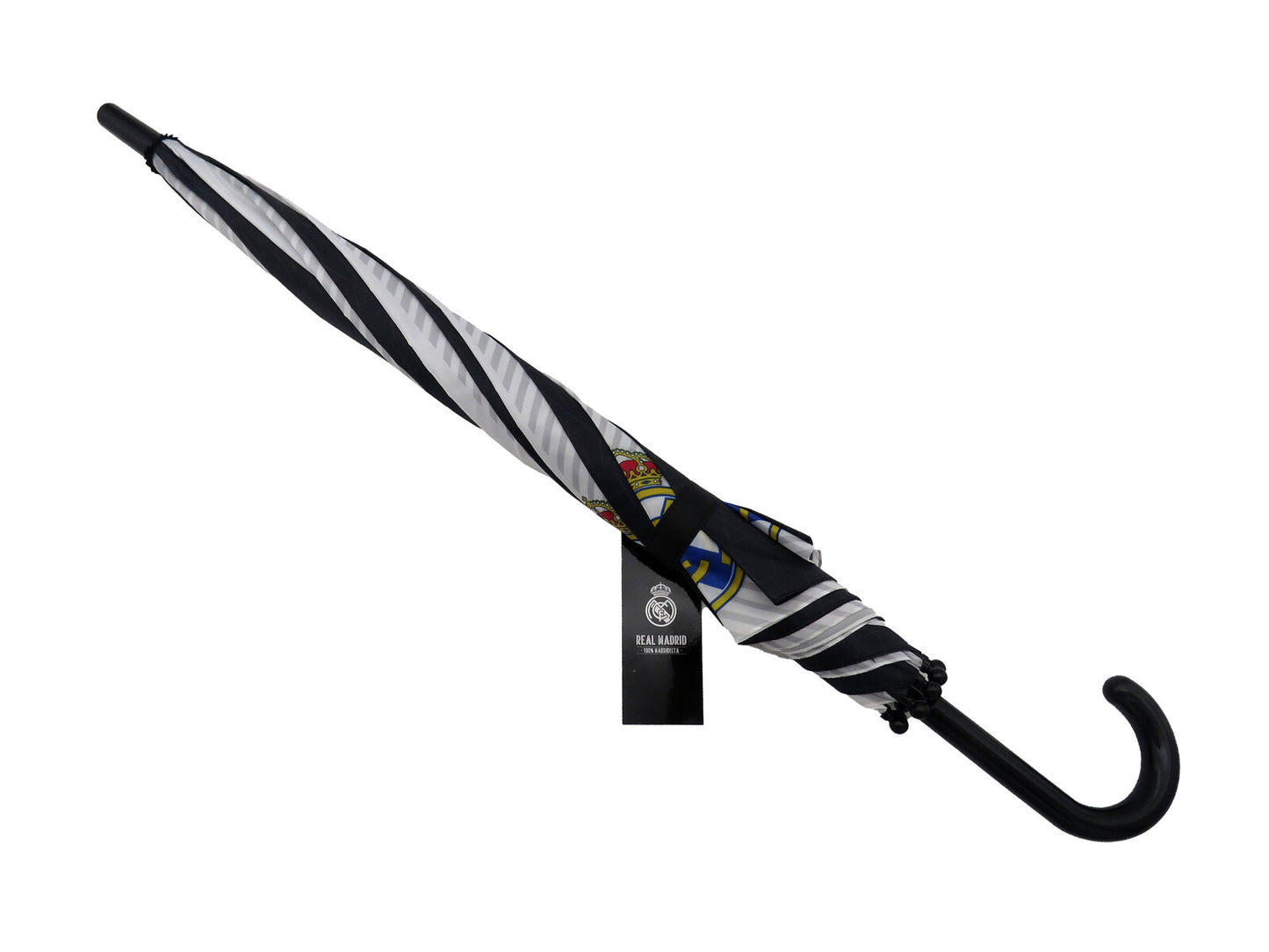 Real Madrid Regenschirm Stockschirm 96 cm mit gebogenem Griff