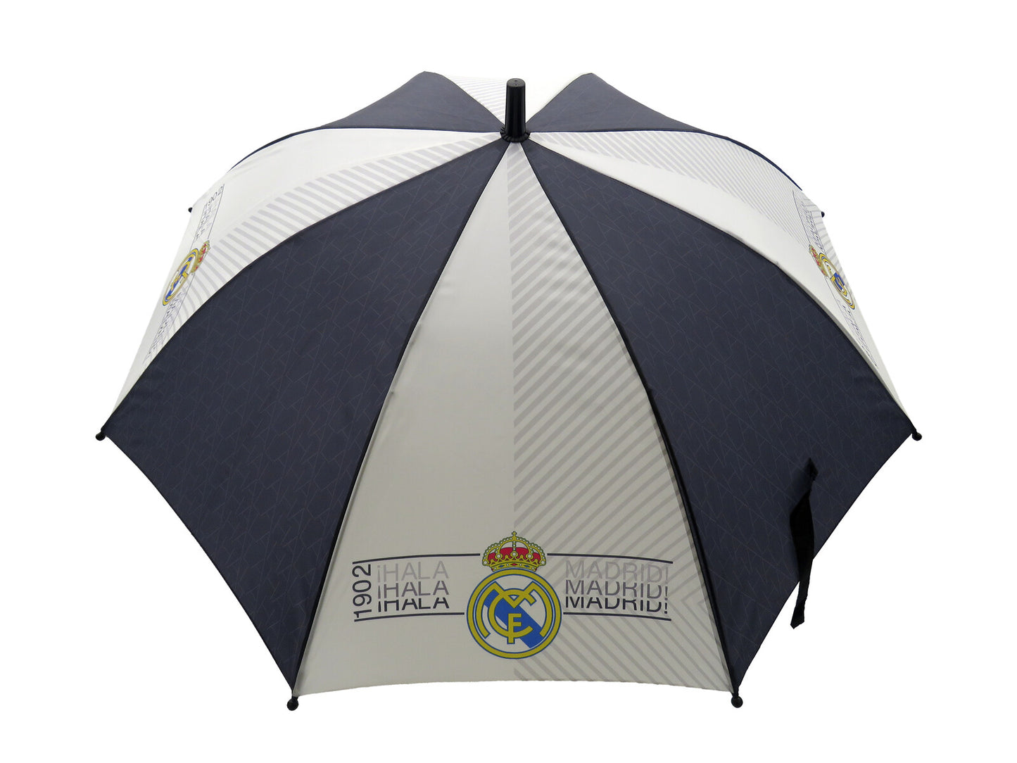 Real Madrid Regenschirm Stockschirm 96 cm mit gebogenem Griff