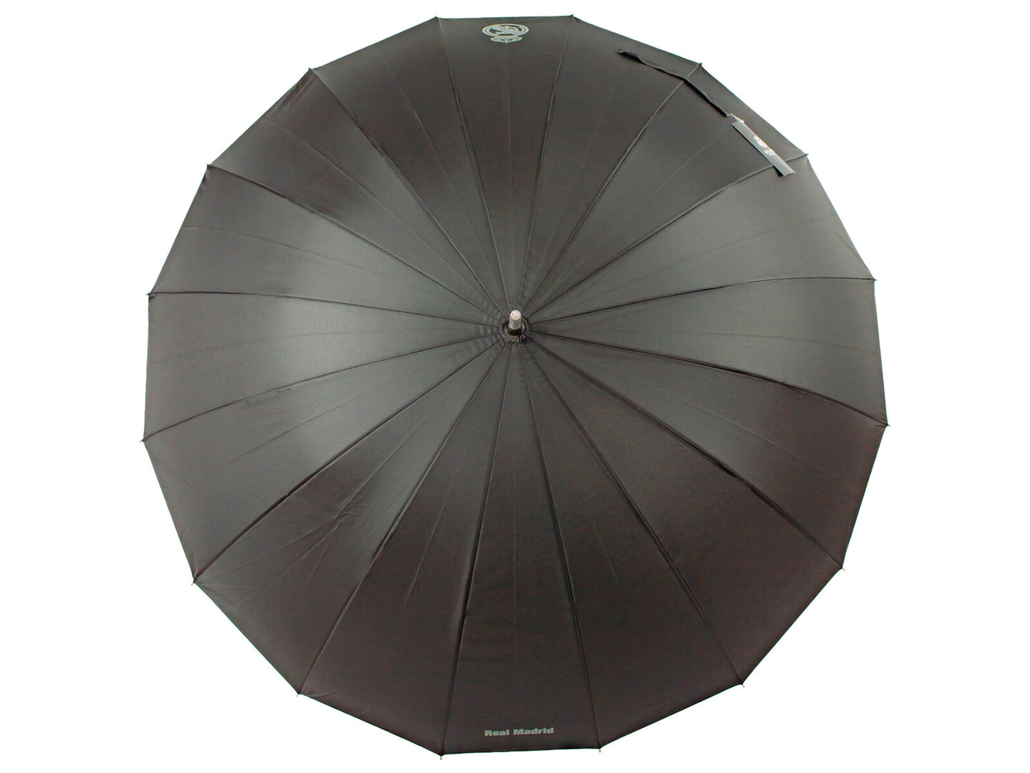 Real Madrid Regenschirm 111 × 94 × 94 cm Stockschirm mit 16 Streben stabiler Schirm für Wind und Regen
