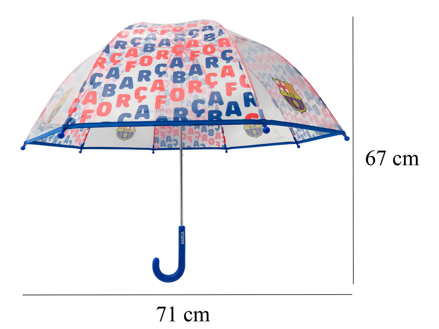 FC Barcelona Stockschirm 67 cm Regenschirm für unterwegs