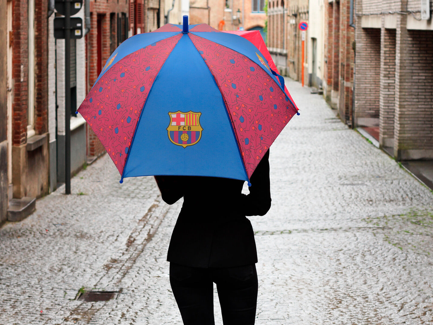 FC Barcelona Regenschirm 88x88x68 cm Stockschirm für Kinder