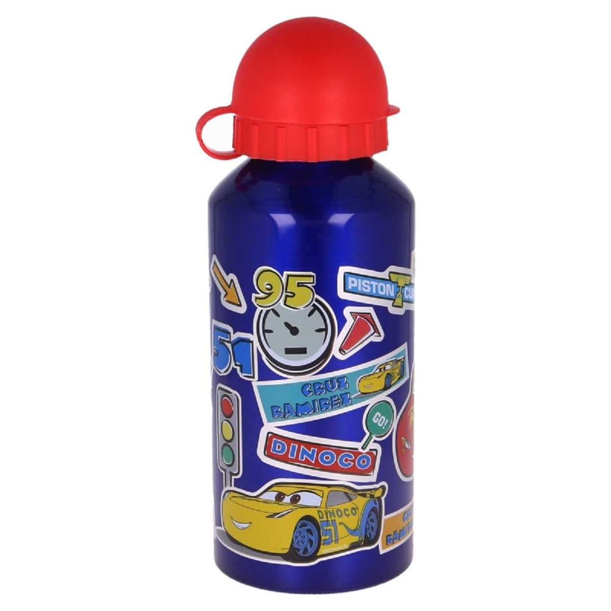Disney Cars Aluminium Flasche 400 ml – Robuste Kinder Trinkflasche