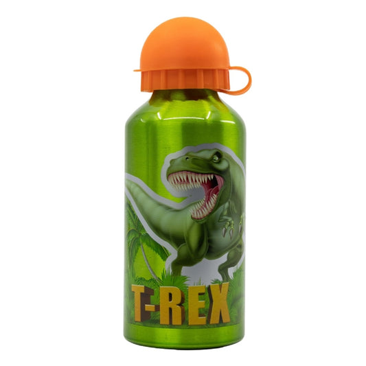 Dino Range Aluminium Trinkflasche 400 ml – Auslaufsicher & Praktisch