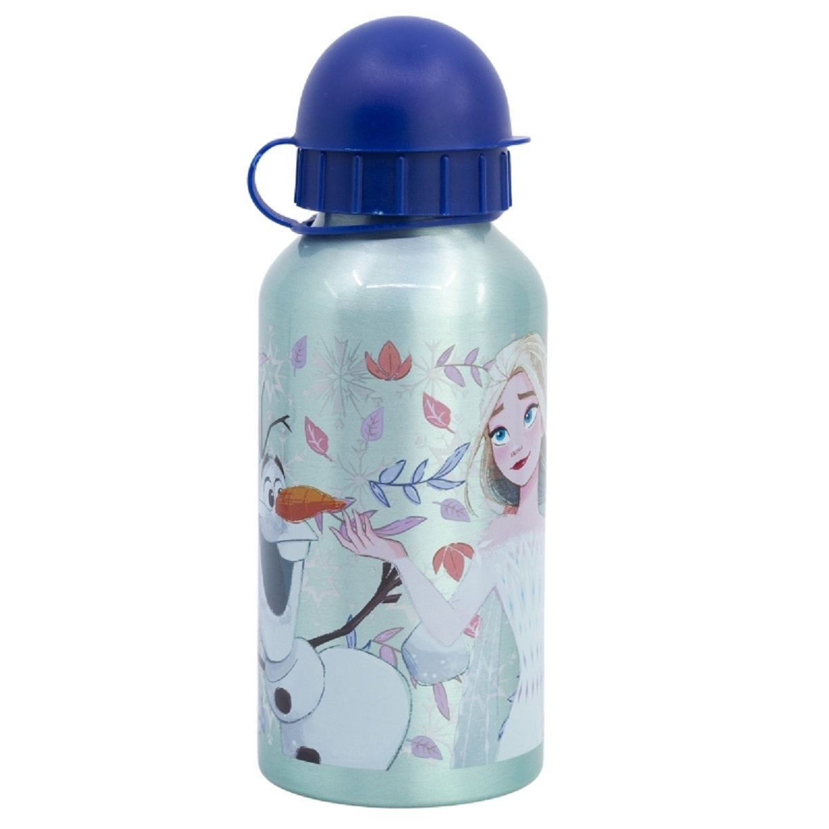 Disney Frozen Trinkflasche – Aluminium, 400 ml, mit Sicherheitsverschluss