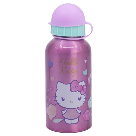 Hello Kitty Aluminium Trinkflasche 400ml – Kinderflasche für Schule & Freizeit