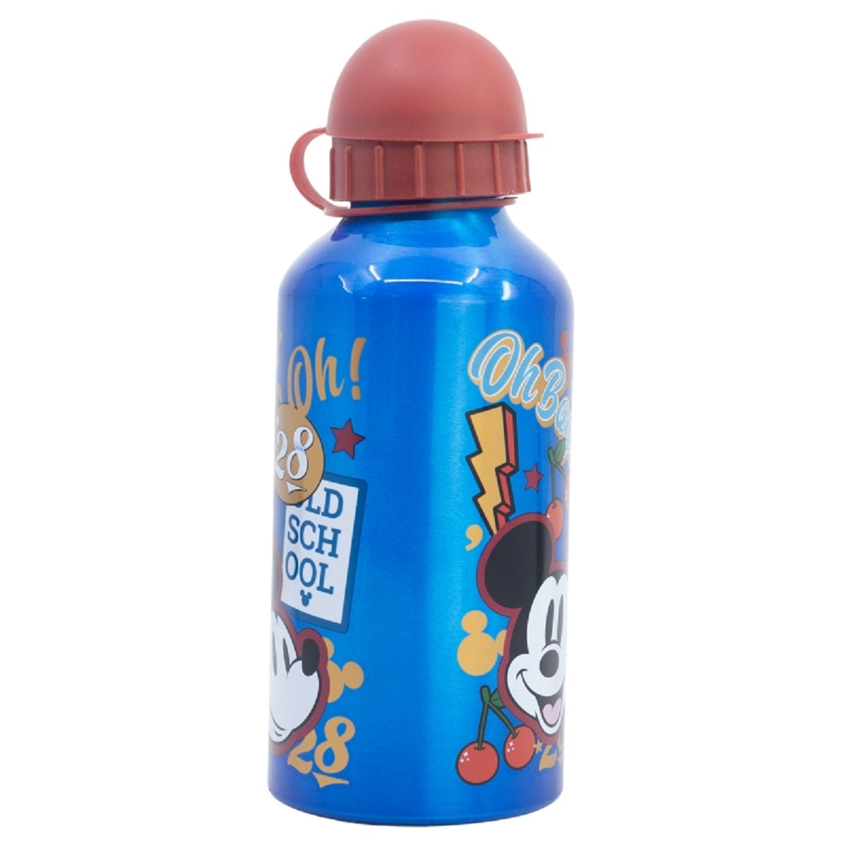 Disney Mickey Trinkflasche Aluminium, 530 ml, mit Sicherheitsverschluss