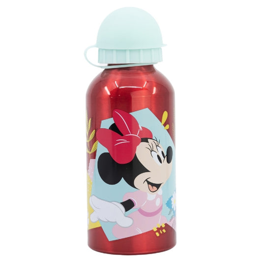 Disney Minnie Mouse Aluminium Trinkflasche 400 ml – Auslaufsicher & Praktisch