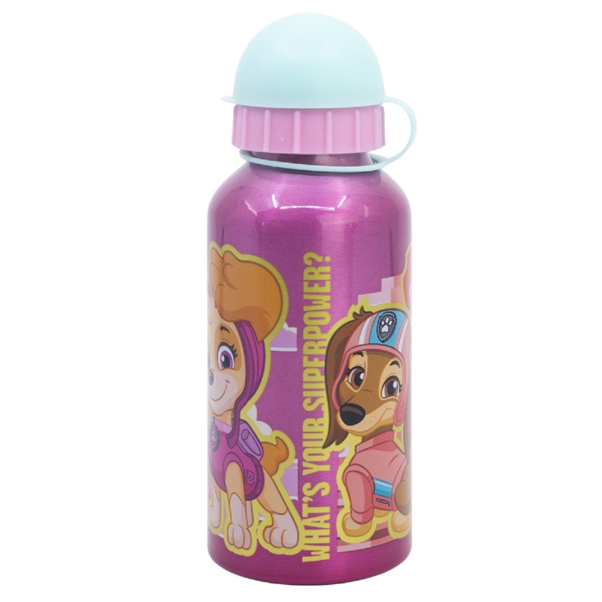 Paw Patrol Trinkflasche Aluminium, 400 ml, mit Sicherheitsverschluss