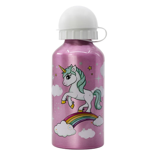 Unicorn Aluminium Trinkflasche 400 ml – Auslaufsicher & Praktisch