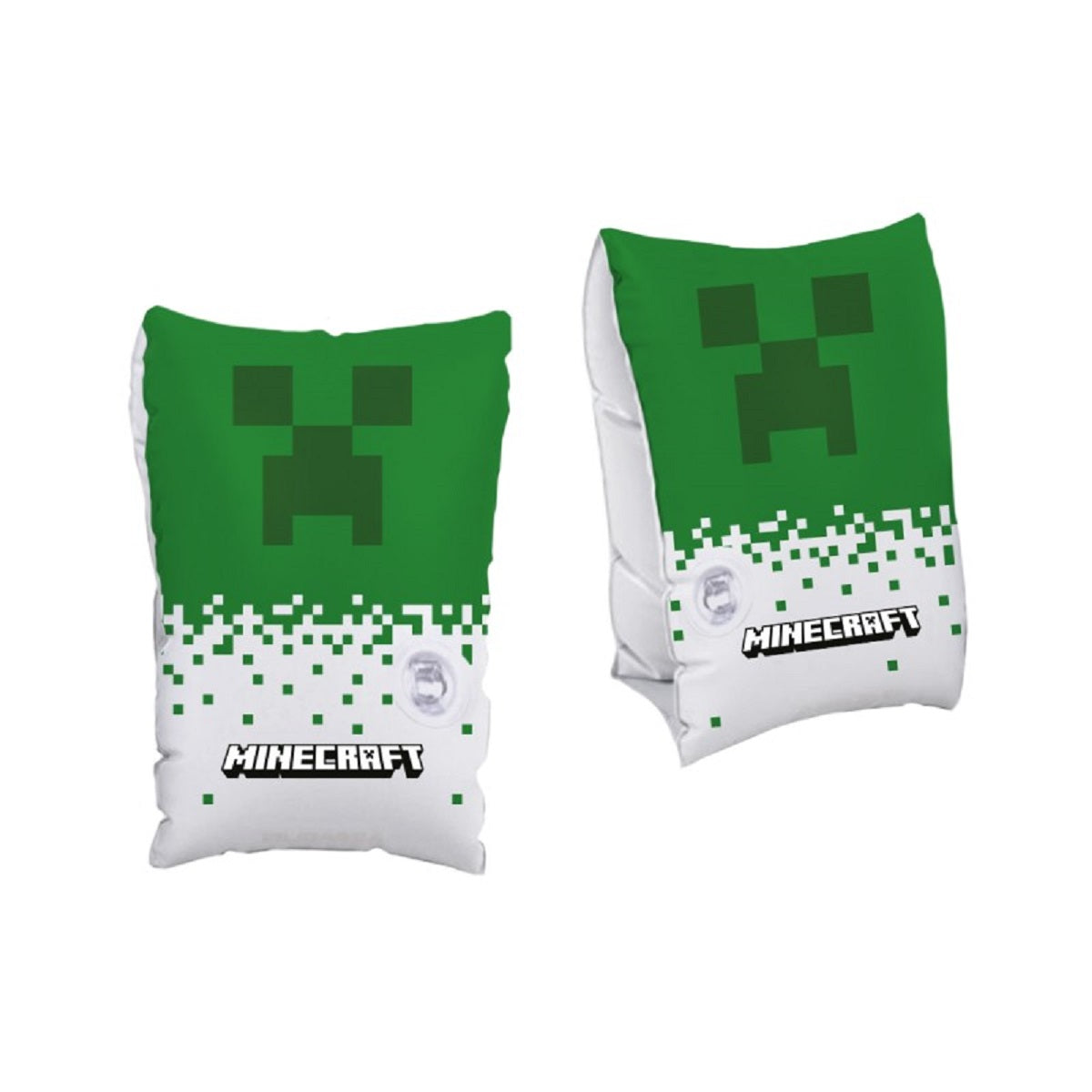 Minecraft Armschwimmhilfen 23 × 15 cm für Kinder aufblasbare Schwimmflügel