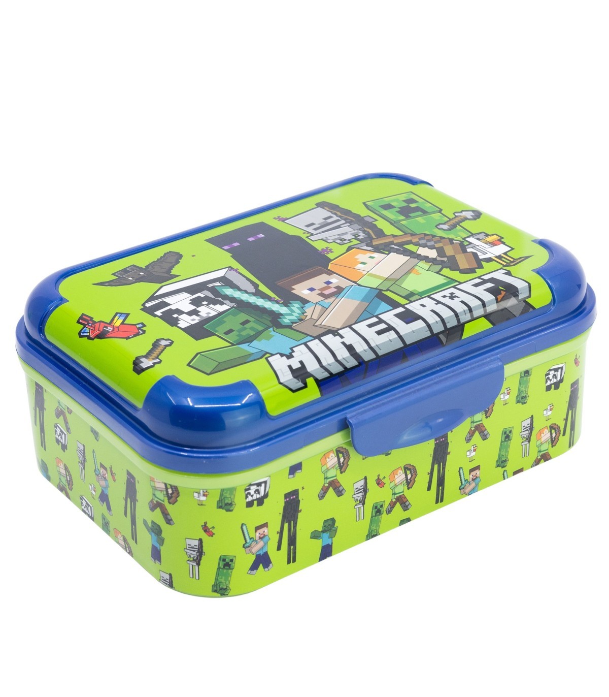 Minecraft Kinder Lunchbox Brotdose für Snacks Frühstück und Pause