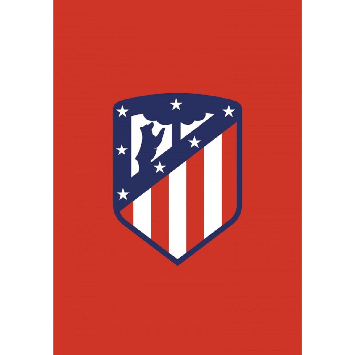 Atlético Madrid Decke 130 x 170 cm Kuscheldecke weich Wohndecke