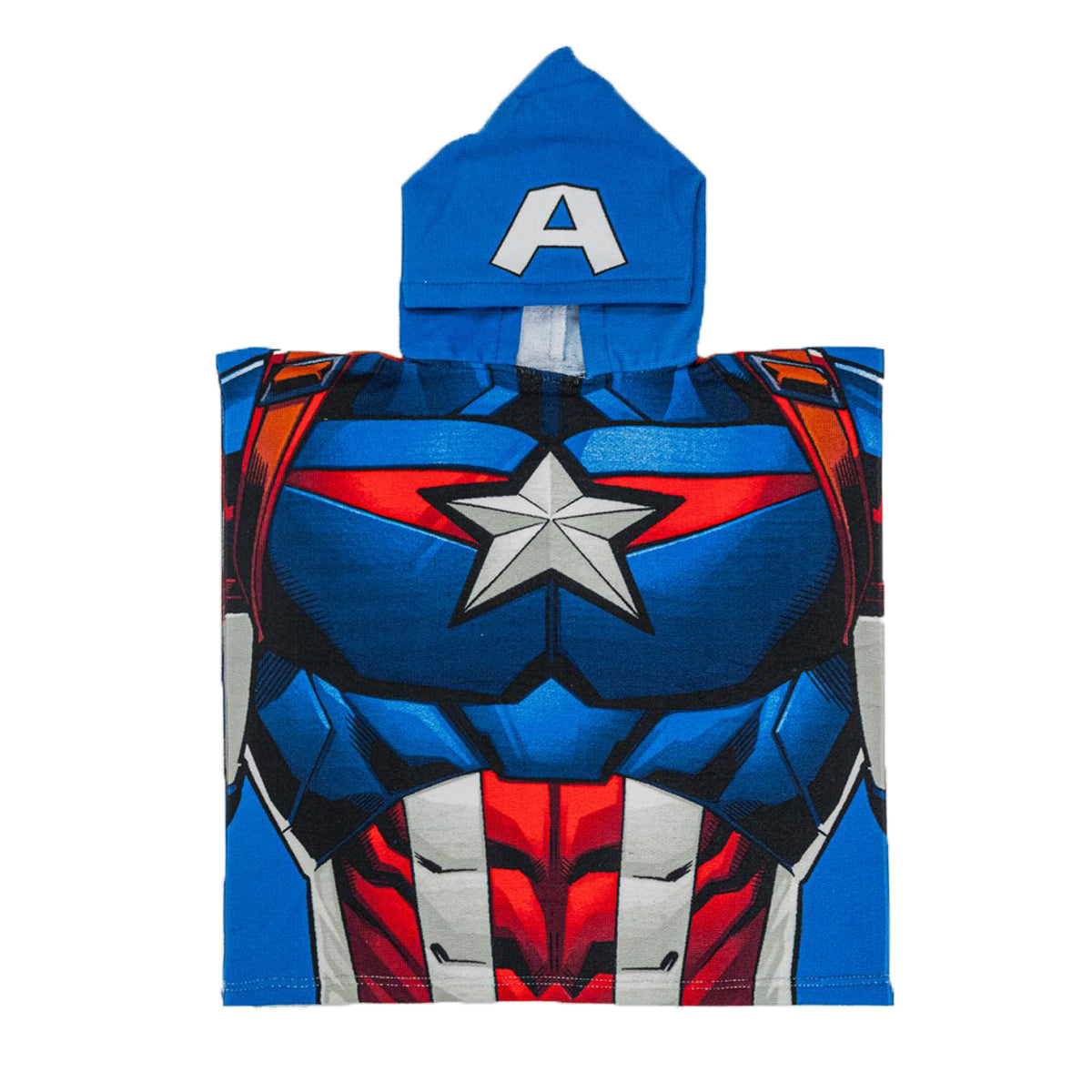 Avengers Captain America Poncho Badetuch Kapuzenponcho für Kinder