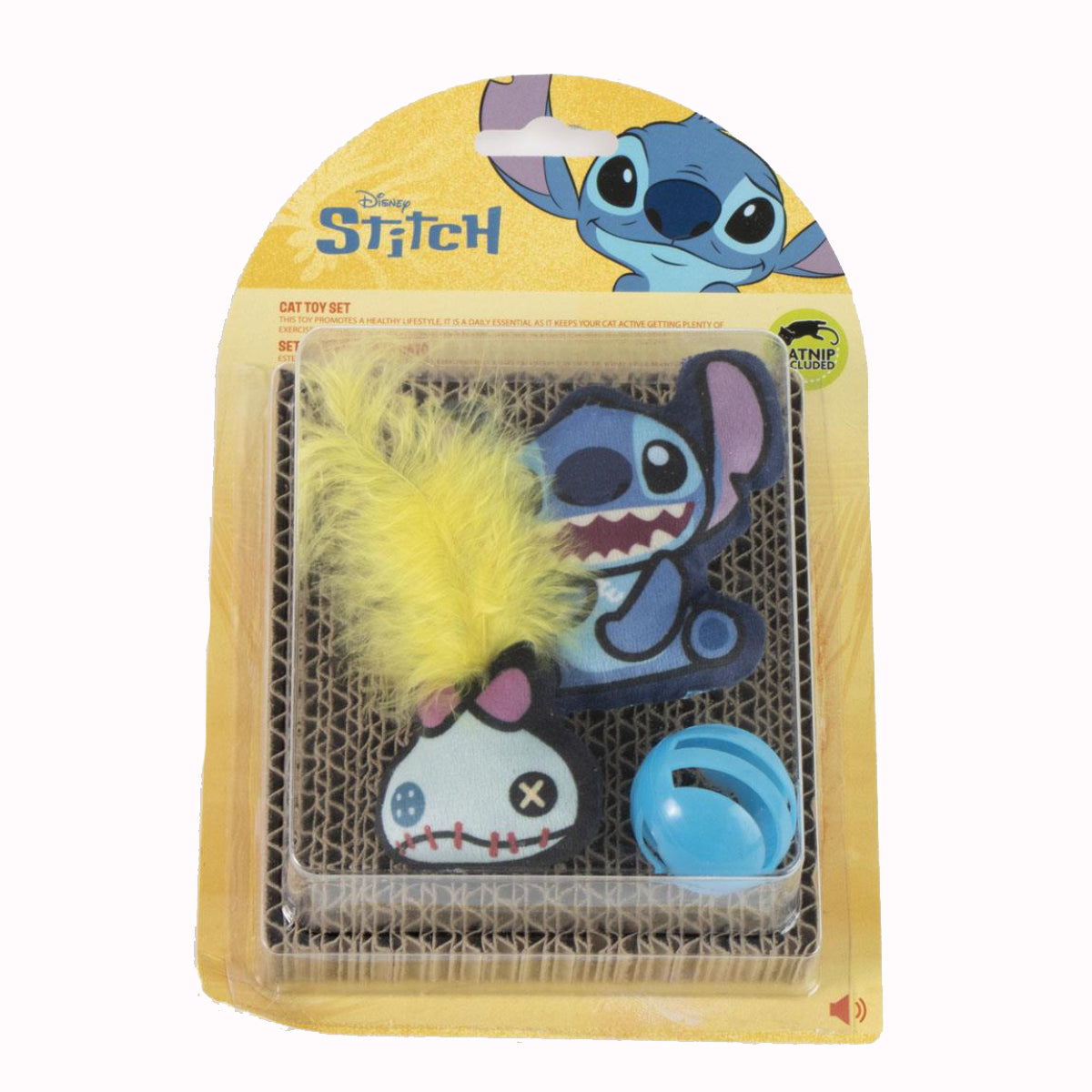 Disney Stitch Katzen Spielzeug Set Haustier Zubehör mit Motiv