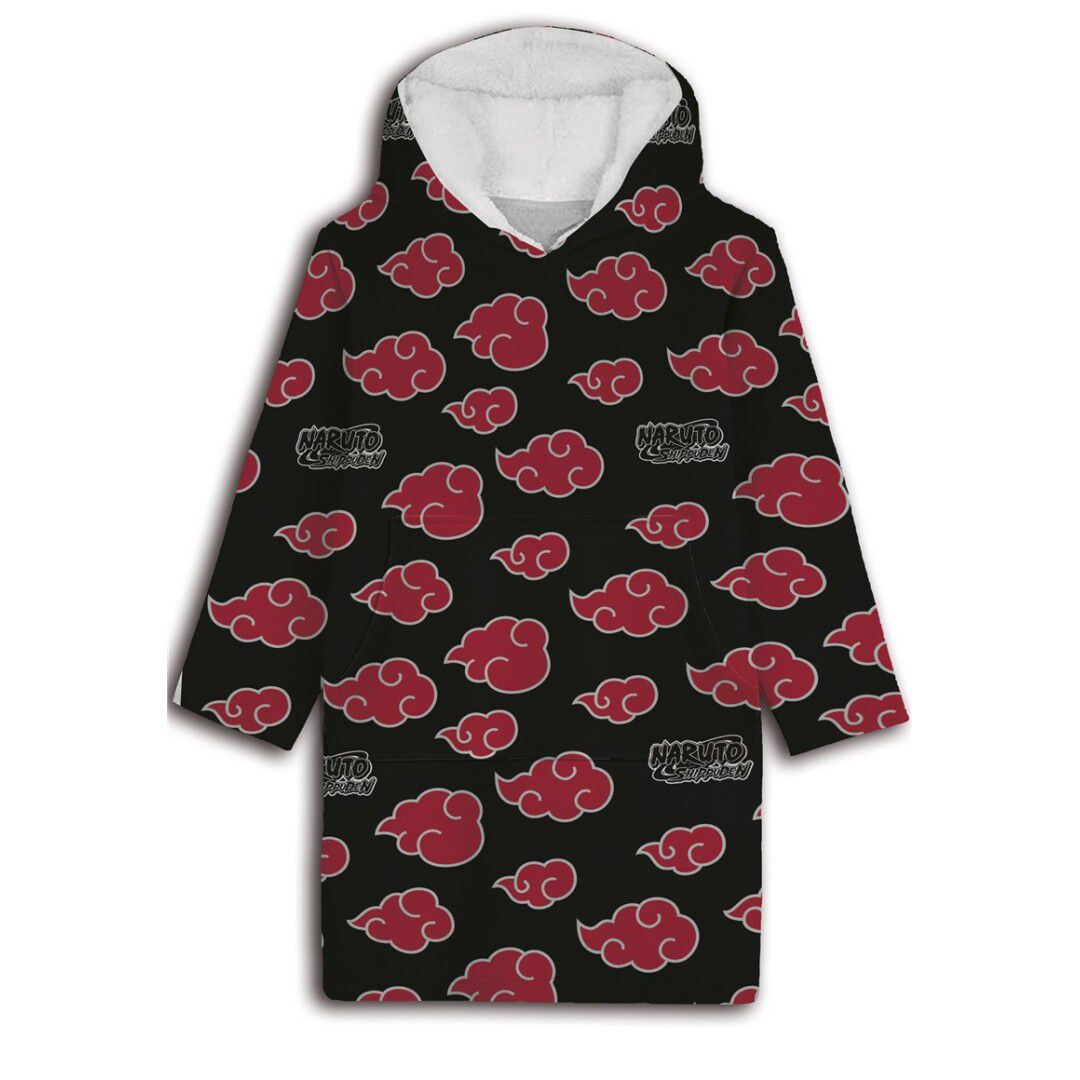Naruto Hoodie Decke mit Kapuzenpullover Sweatshirt 76x58x4cm