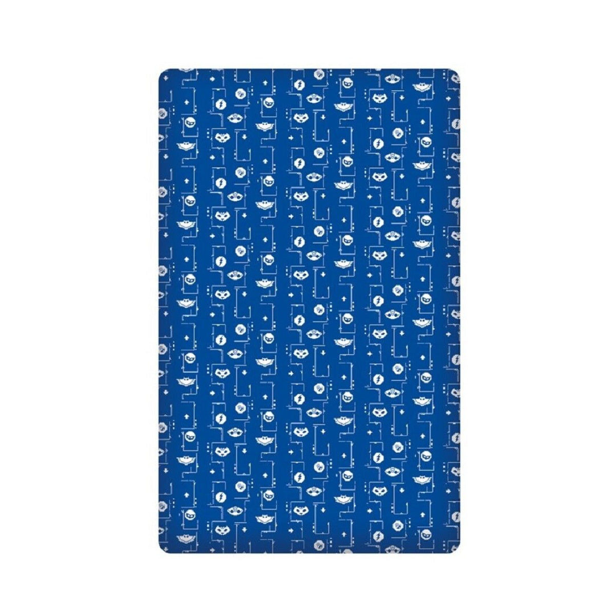 PJ Masks Spannbetttuch aus Baumwolle 90 x 200 + 25 cm Superhelden-Bettwäsche für das Kinderzimmer