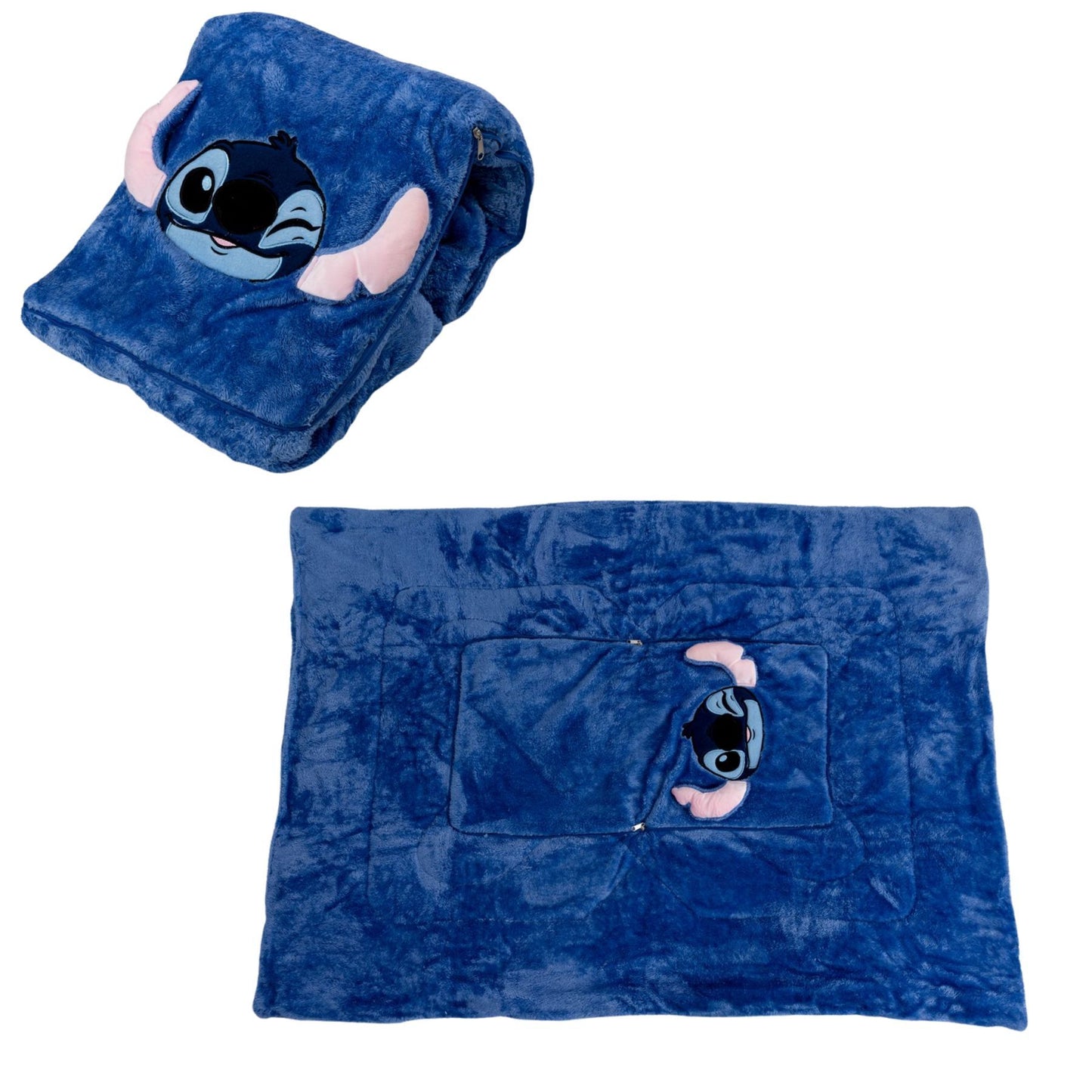 Disney Lilo & Stitch 2-in-1 Kissen und Decke für Kinder 100 × 150 cm