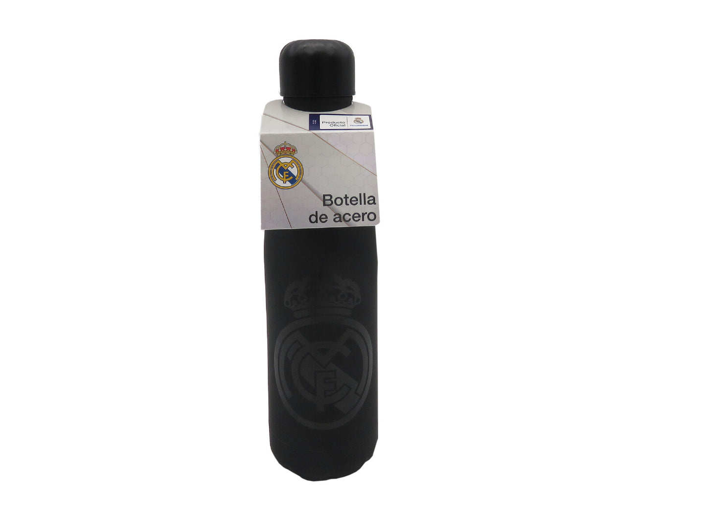 Real Madrid Edelstahl Trinkflasche Isolierflasche 500ml schwarz