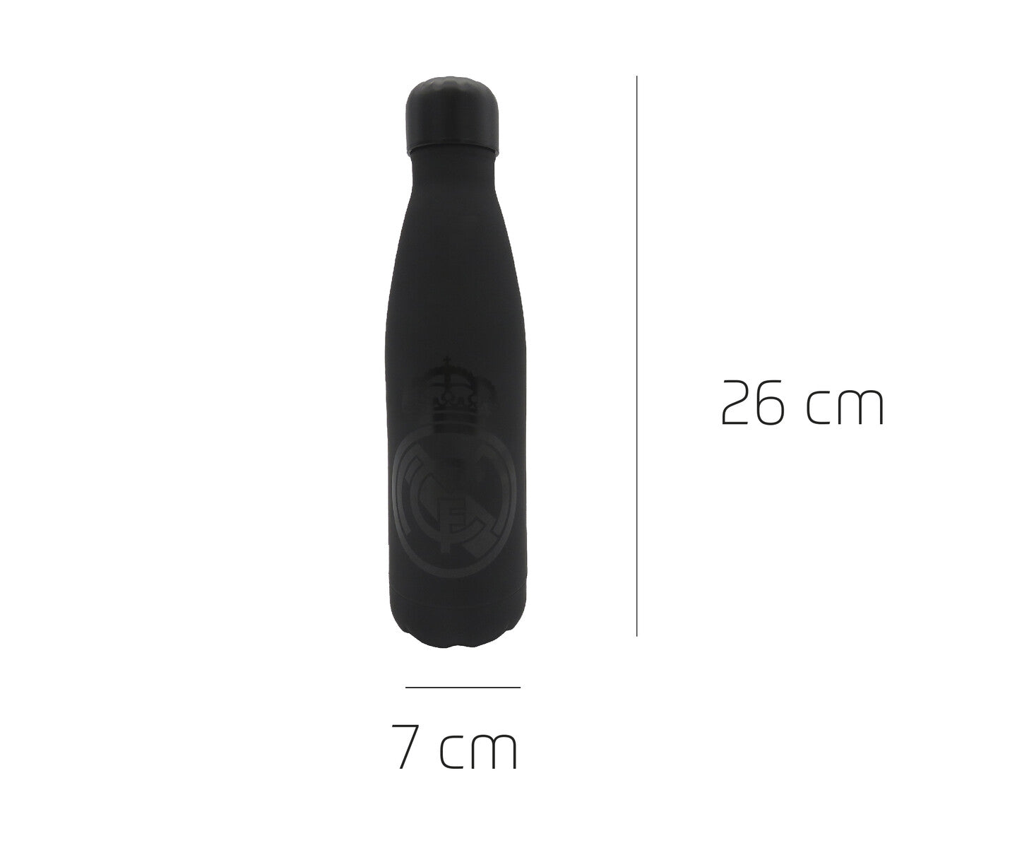 Real Madrid Edelstahl Trinkflasche Isolierflasche 500ml schwarz