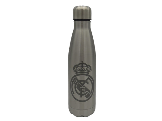 Real Madrid Edelstahl Trinkflasche Isolierflasche schwarz 26,5 cm