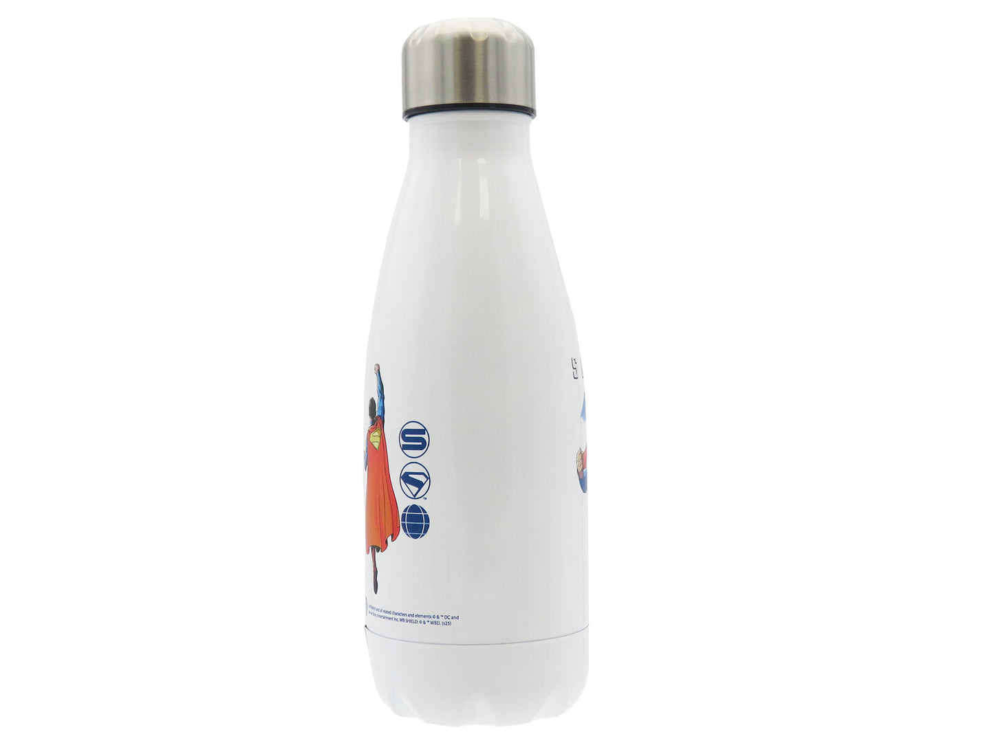 Superman Edelstahl Trinkflasche Isolierflasche 550 ml Weiß