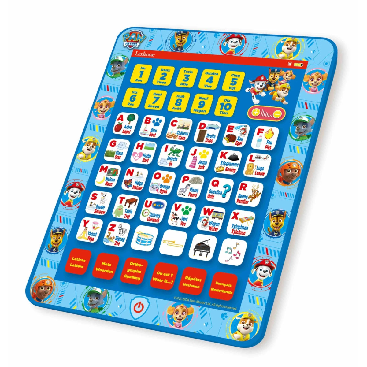 Paw Patrol Lerncomputer Kinder Laptop mit 62 Übungen Denkspiel Rechenspiel