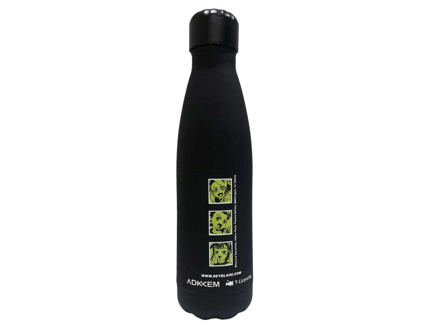 Beyblade Rubberisierte Flasche Edelstahl 500 ml Thermoflasche Reise Sport