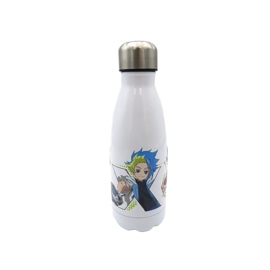 Beyblade Trinkflasche Weiß Edelstahl Sportflasche 550 ml Schule Freizeit