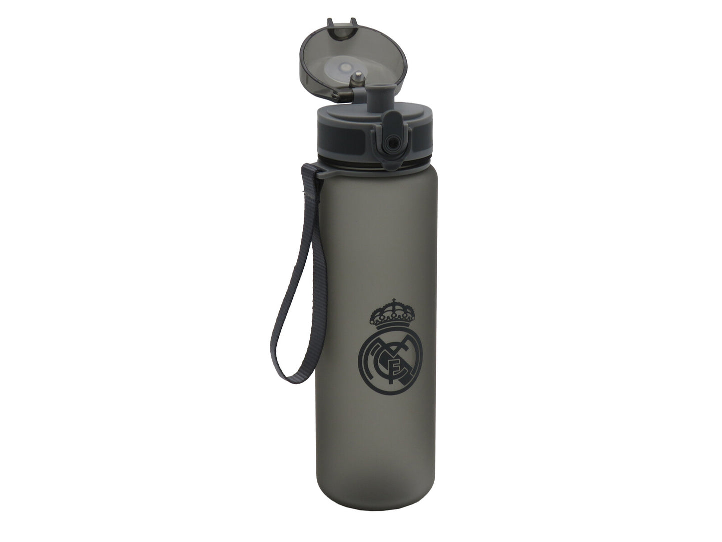 Real Madrid Sportflasche 650 ml mit Trinkverschluss und Trageschlaufe