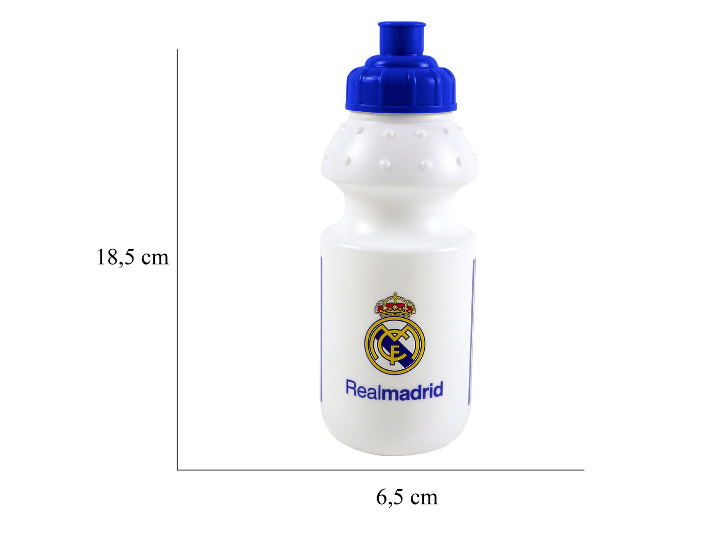 Real Madrid Kinder Sportflasche 350 ml Trinkflasche 19 × 7 × 7 cm für Schule Sport und Training