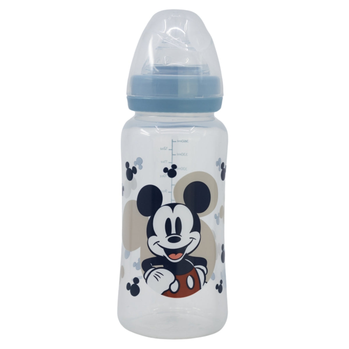 Disney Mickey Mouse Babyflasche 360 ml Silikon-Sauger mit 3 Positionen & Anti-Kolik-System