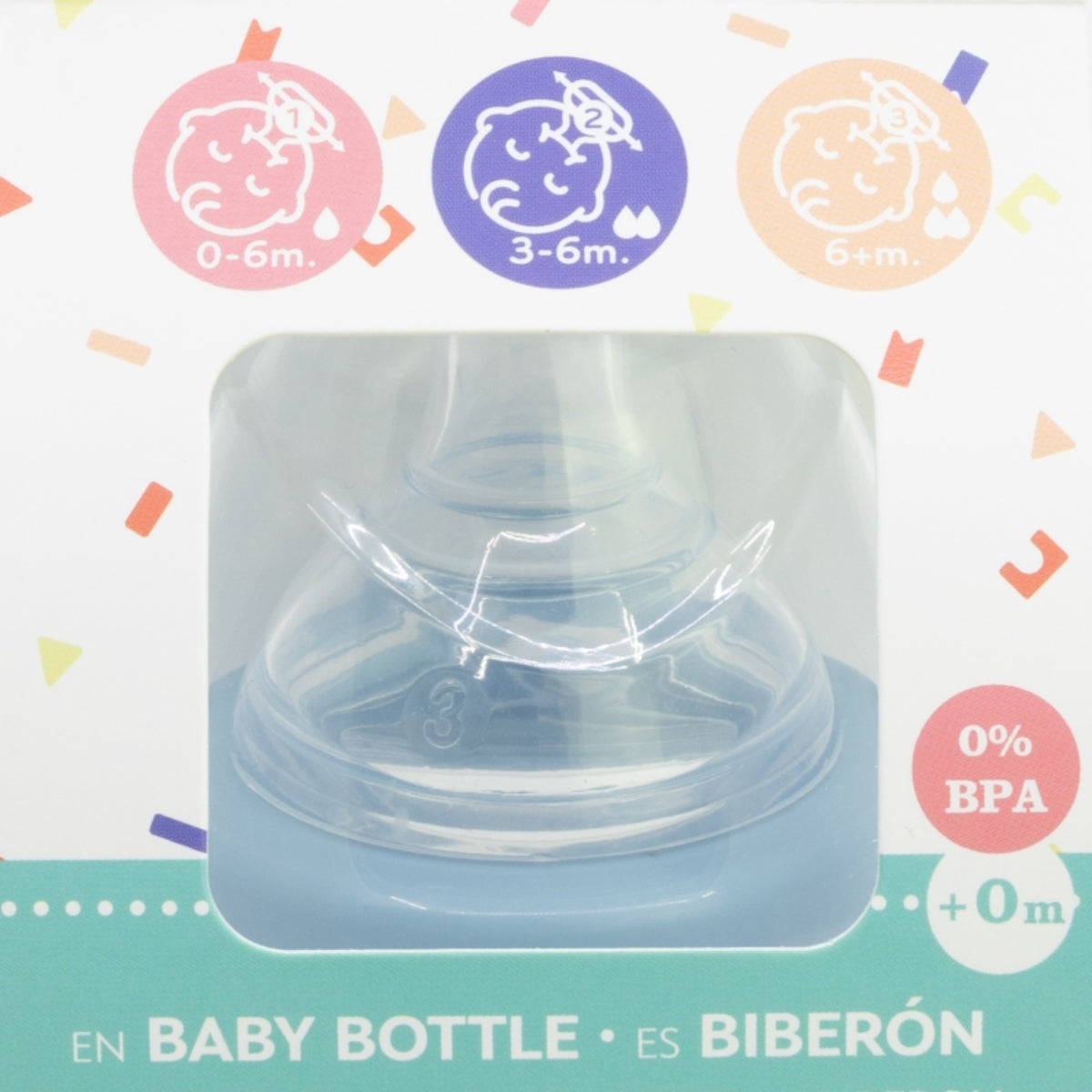 Disney Mickey Mouse Babyflasche 150 ml Weithalsflasche mit Silikon-Sauger & 3 Positionen