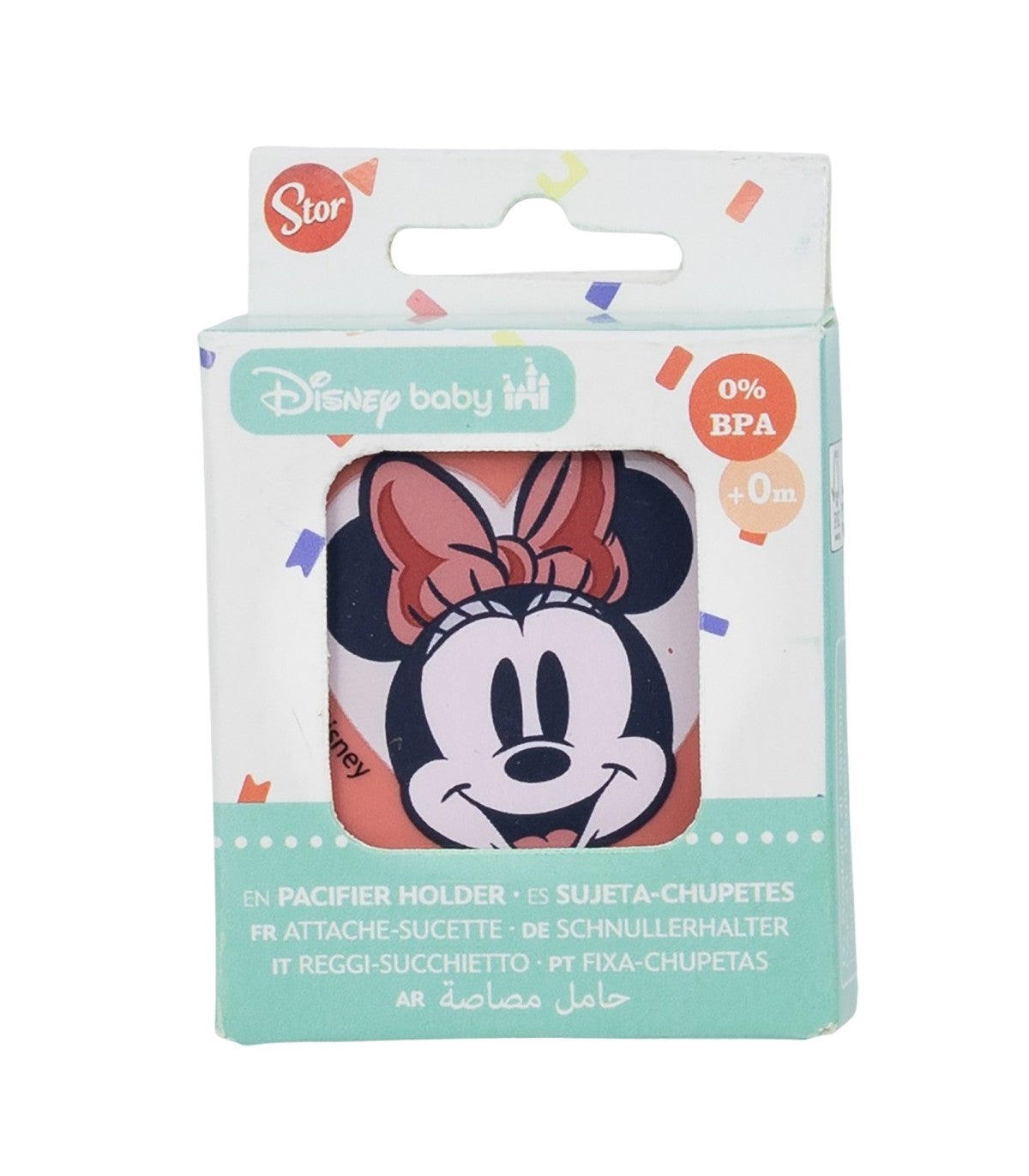 Disney Minnie Mouse Baby Schnullerhalter Schnullerkette für Alltag unterwegs
