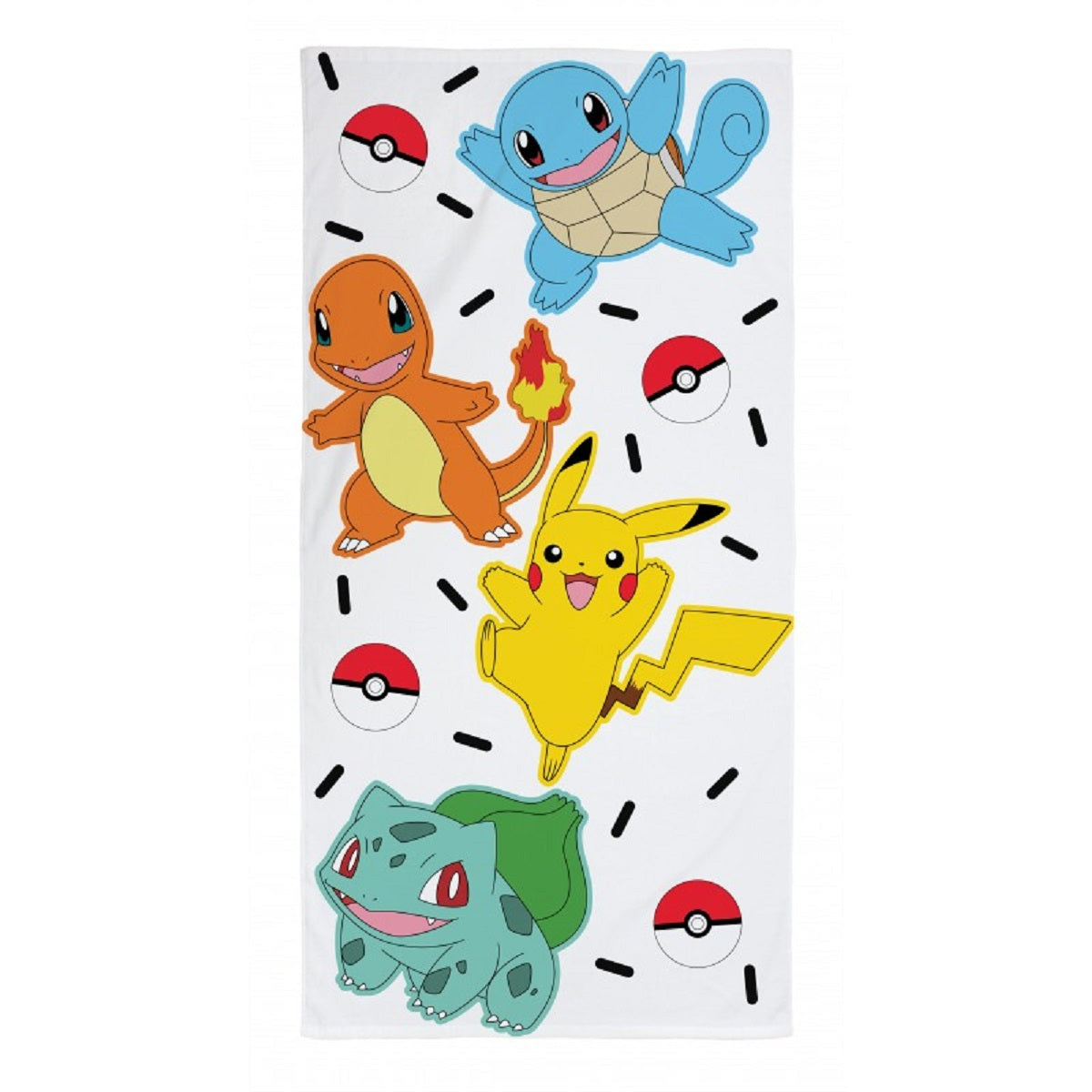 Pokémon Handtuch 70x140 cm Baumwolle weich Badetuch saugfähig Duschtuch