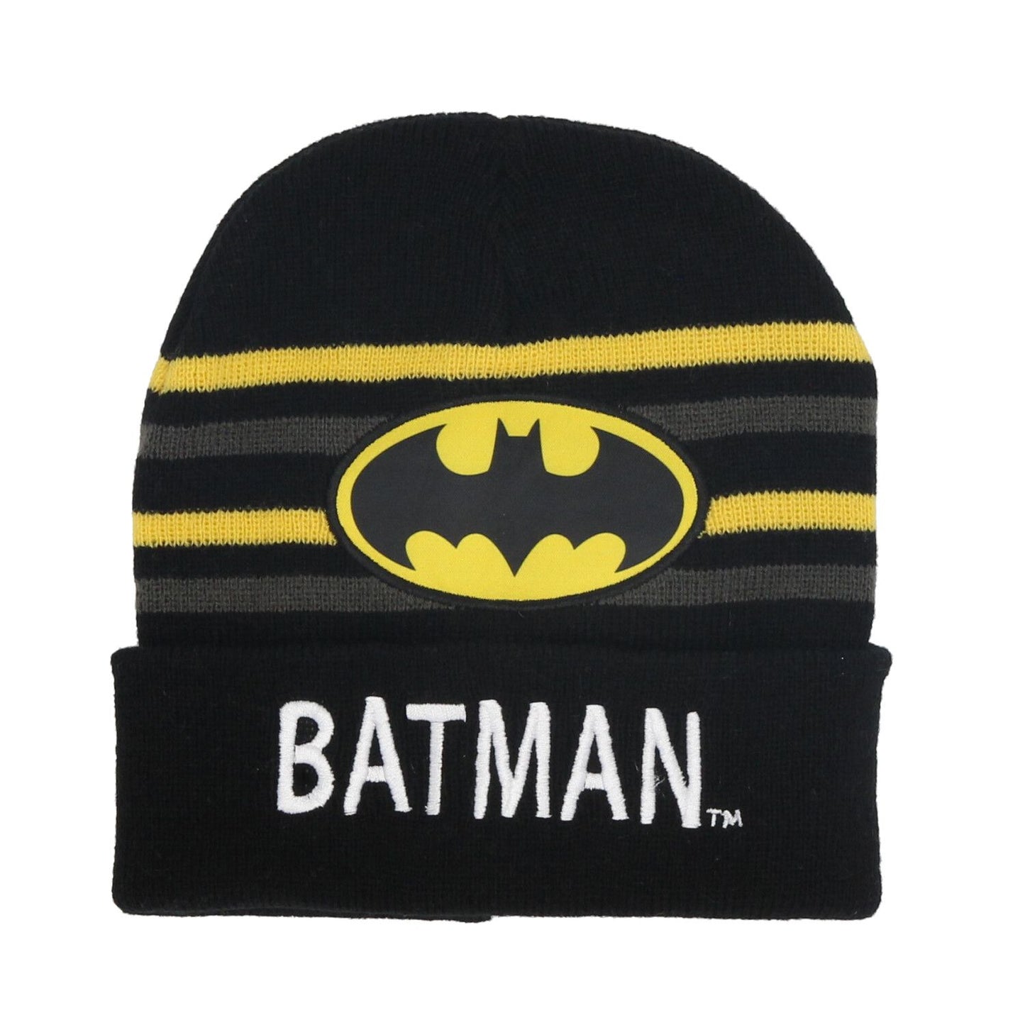 Batman Strickmütze in Einheitsgröße mit weichem Material