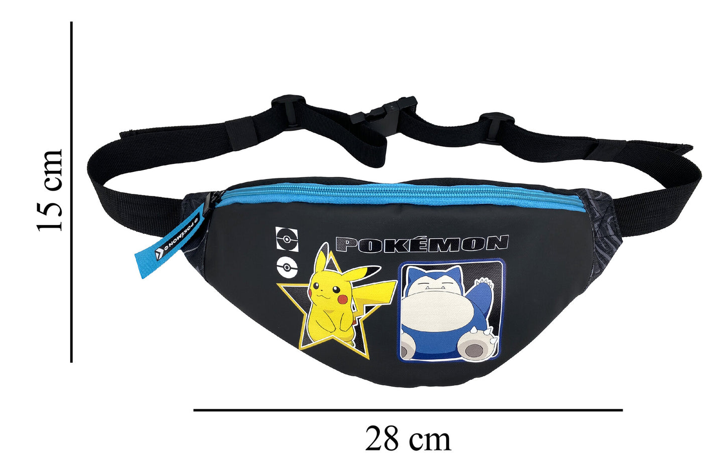 Pokémon Gürteltasche 28 cm Bauchtasche mit Reißverschluss