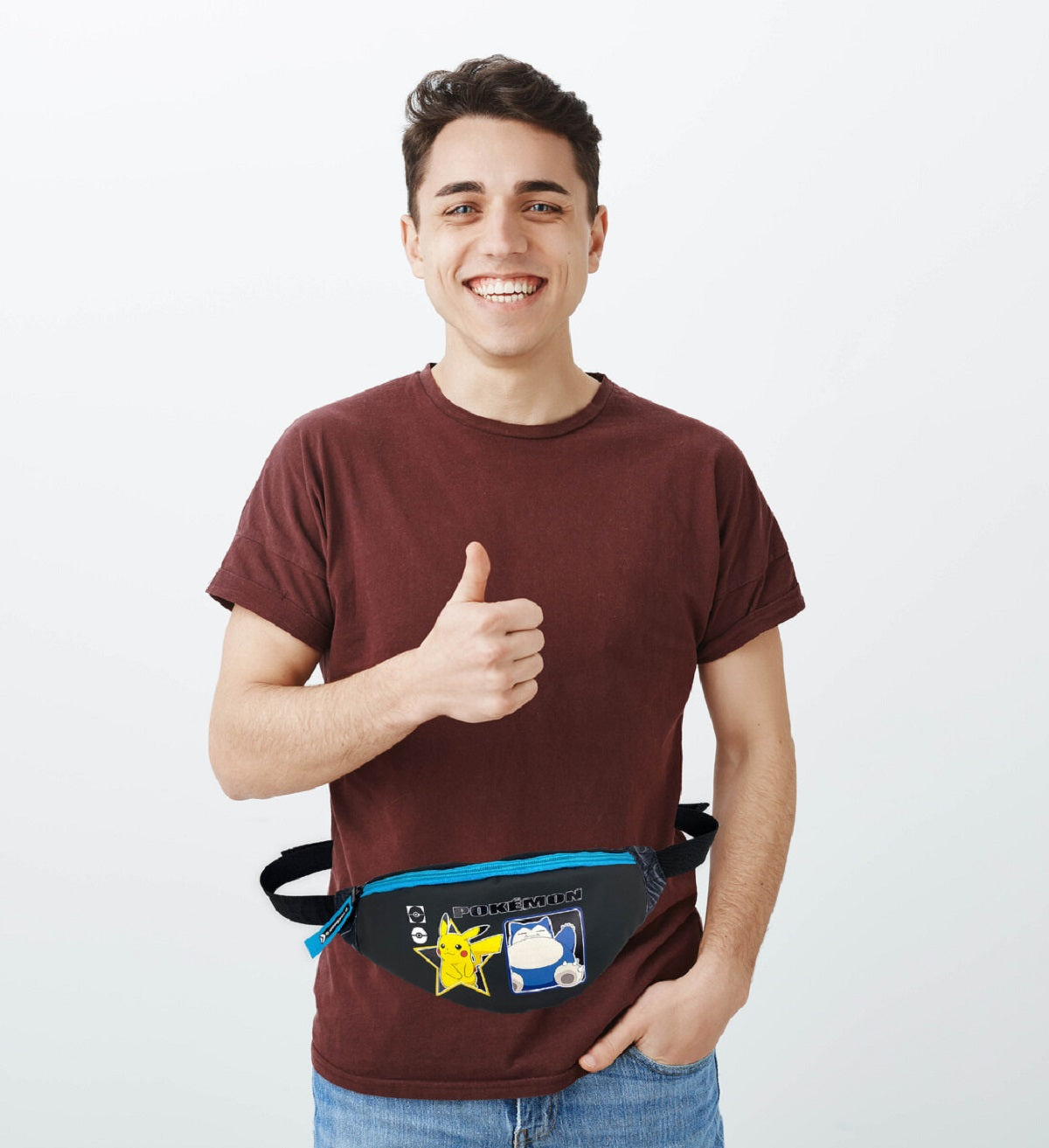 Pokémon Gürteltasche 28 cm Bauchtasche mit Reißverschluss