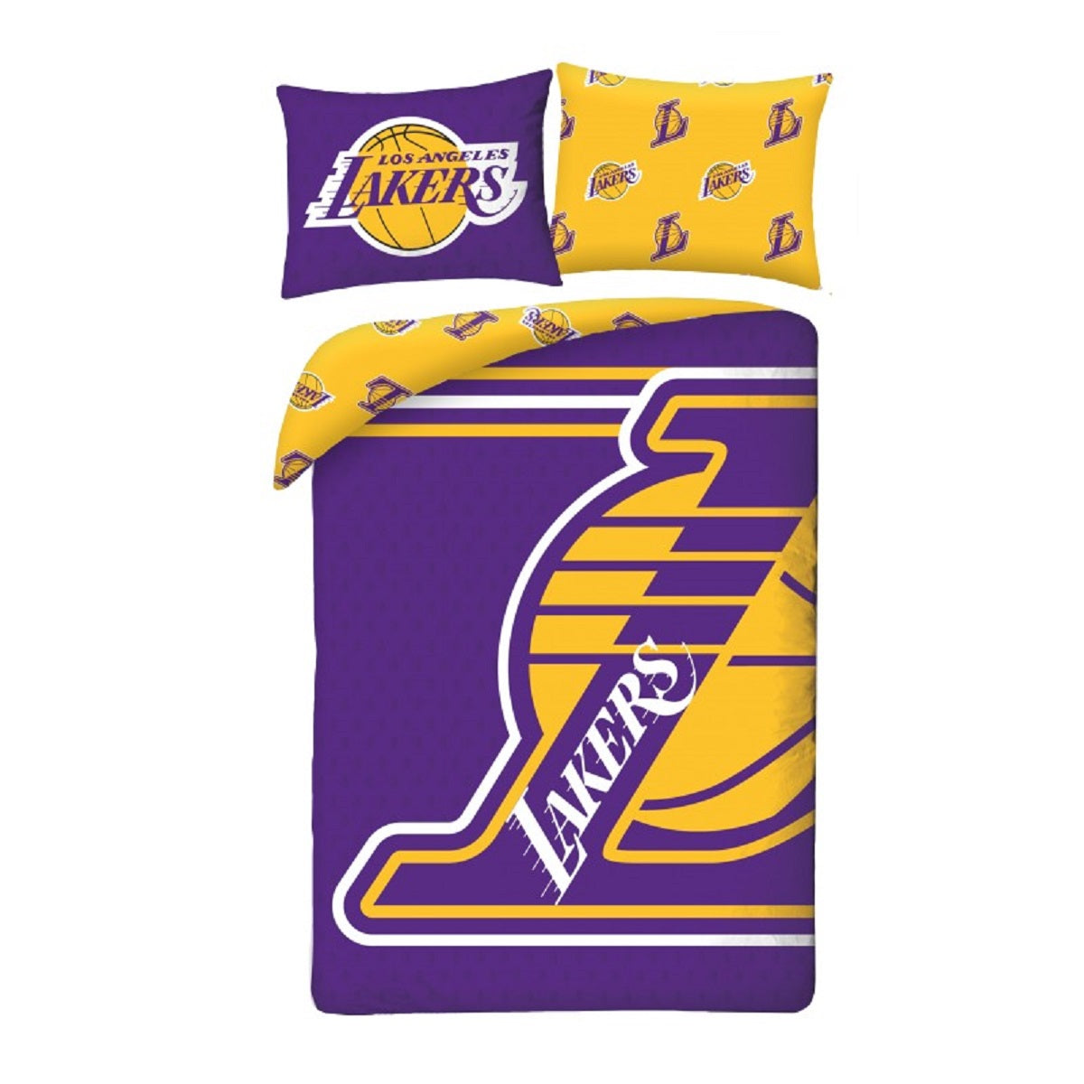 NBA Bettwäsche Set aus Mikrofaser Bettdeckenbezug 140 × 200 cm mit 70 × 90 cm Kissenbezug