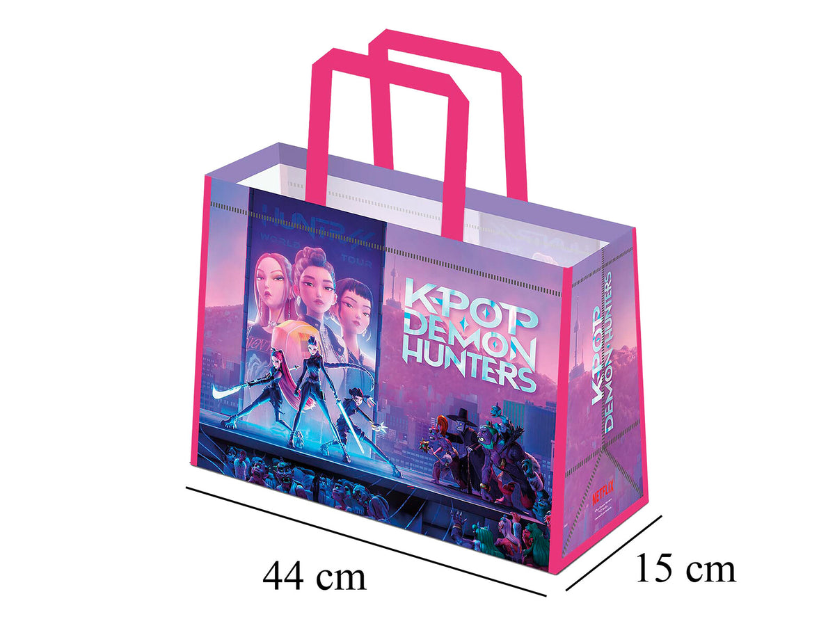 K-Pop Demon Hunters Tragetasche für Shopping Freizeit Schule Reise Tote Tasche